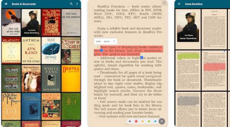 ReadEra Premium ebook reader para Android - Download